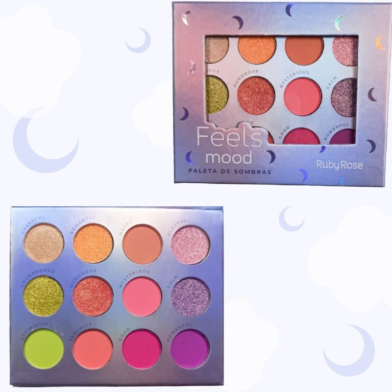 Paleta de sombras feels mood Ruby rose. | Shopee (BR)