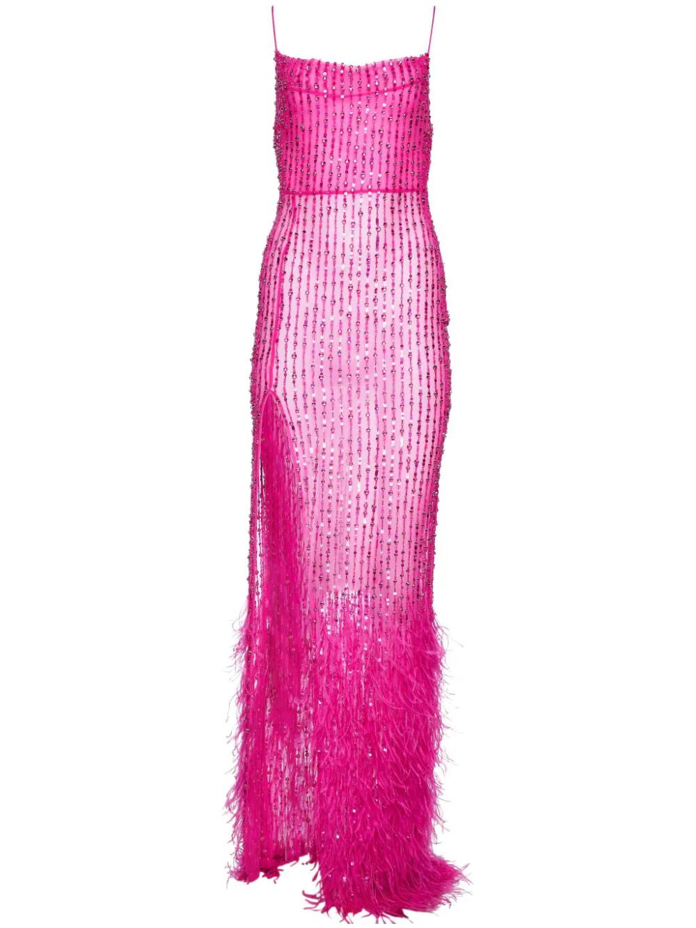 Retrofete Alessandra feather-detailing Dress  - Farfetch | Farfetch Global