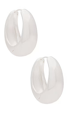 SHASHI Cameron Hoop in Silver from Revolve.com | Revolve Clothing (Global)