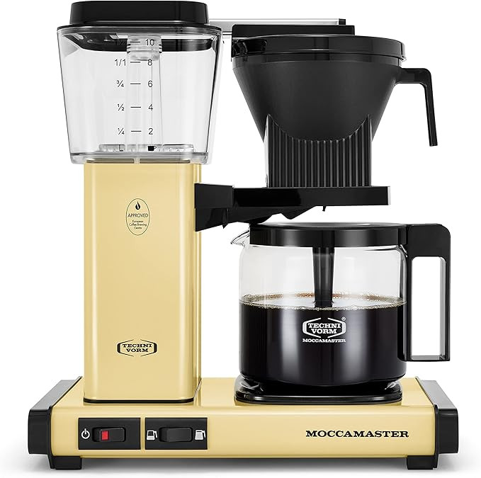 Technivorm Moccamaster 53927 KBGV 10-Cup Coffee Maker Butter Yellow, 40 Ounce, 1.25l | Amazon (US)