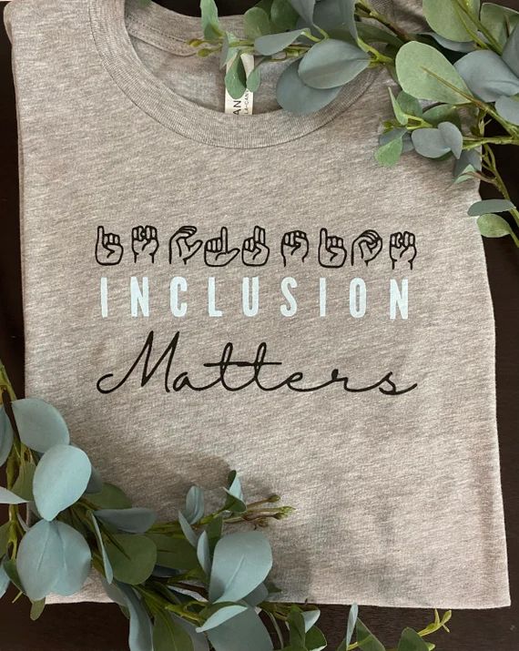 Inclusion Matters tee | Etsy | Etsy (US)