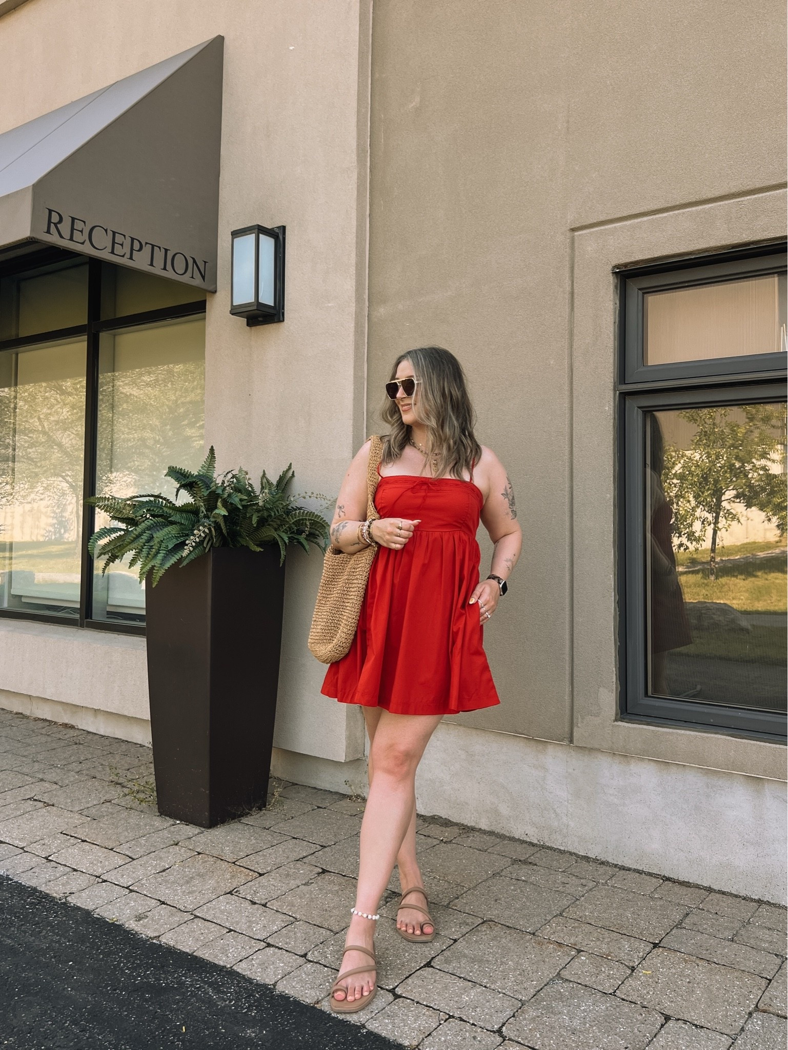 Perfect little red dress! Has pockets and built in shorts underneath! Wearing my usual size L. I’m a 9.5-10 shoe and wear a 10 in the crocs sandals (Canadian crocs link under “similar products”)

#LTKsummer #LTKdresses #LTKmidsize