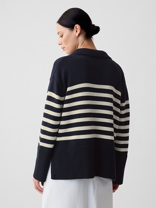 24/7 Split-Hem Polo Sweater | Gap (US)