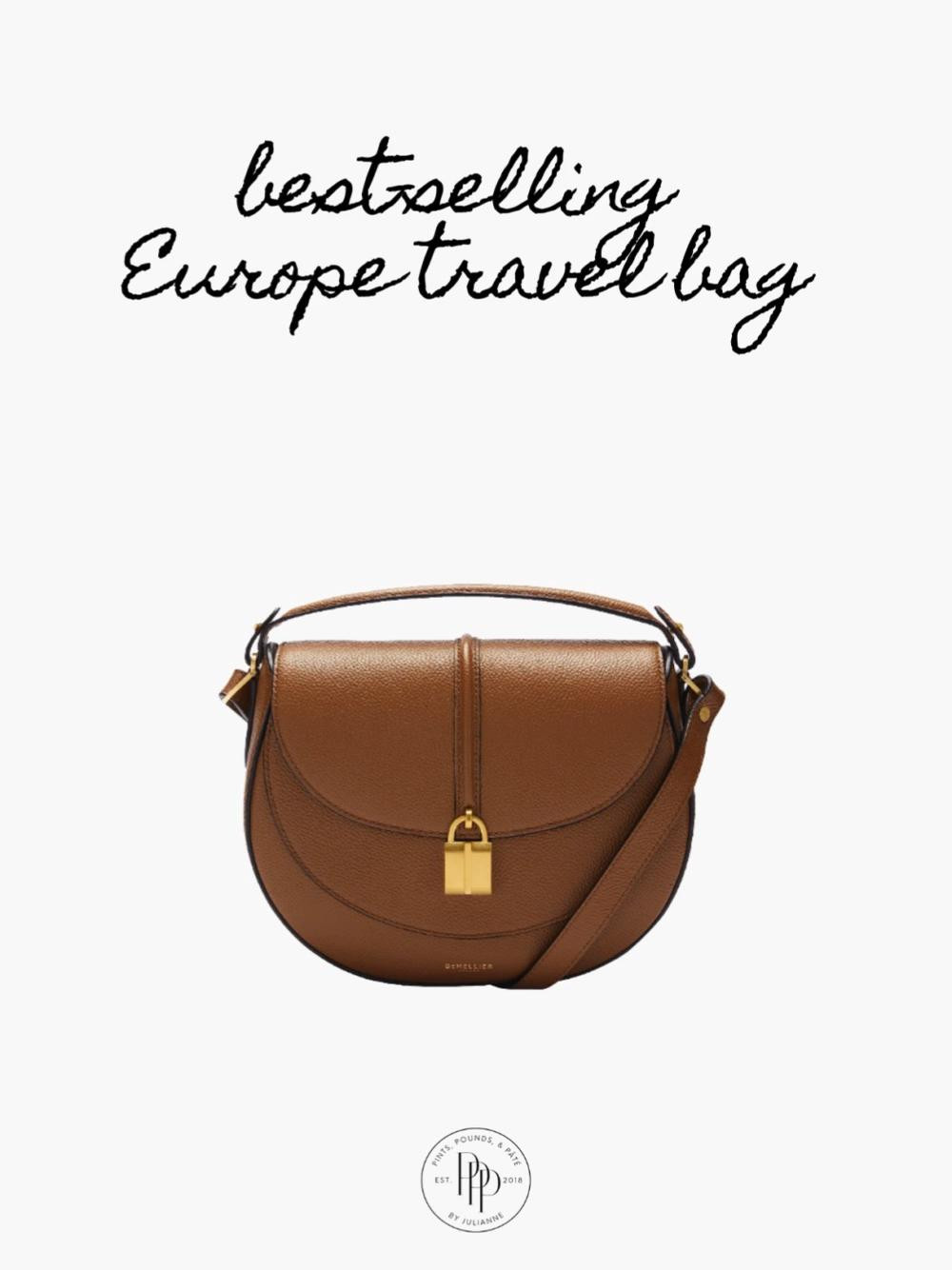 My best-selling Europe travel bag, ever, the DeMellier Sienna Saddle Grain Leather Crossbody Bag, is 25% off at Saks right now, if you've been eyeing it! Nordstrom couldn't keep it in stock, so I had to seek it elsewhere - and this is quite a discovery! Takes the price down to $400 for a quality leather bag! #europetravel #travelbag #travelpurse #whattowearineurope 

 #LTKTravel