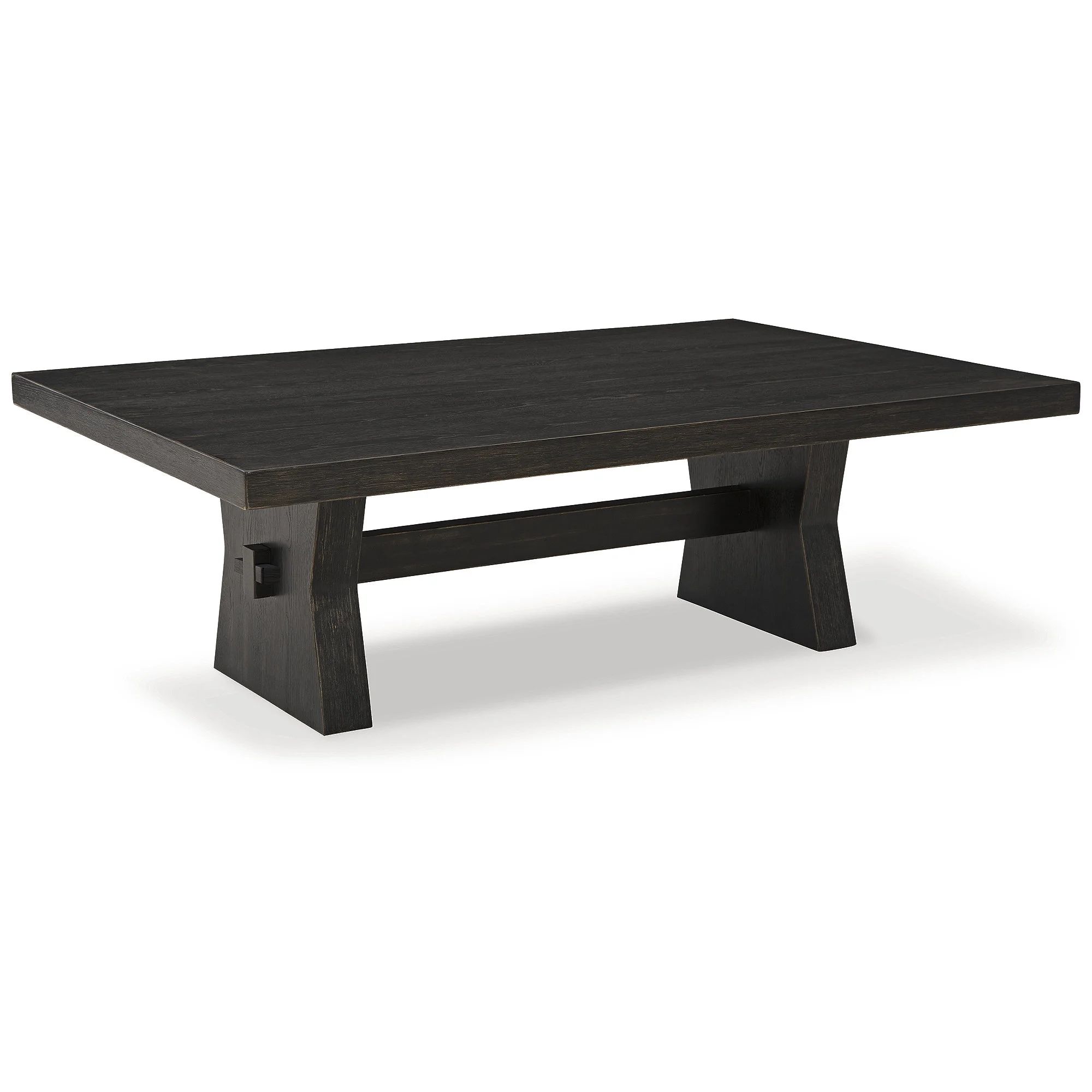 Signature Design by Ashley Galliden Rectangular Coffee Table, Black | Walmart (US)