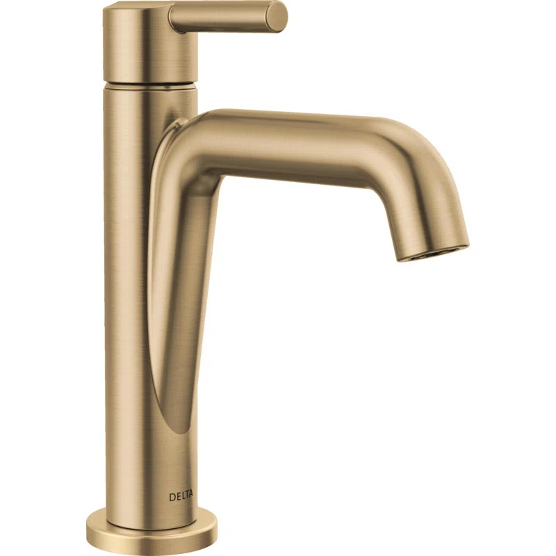 Nicoli Single Hole Bathroom Faucet with Drain Assembly, Single Handle Bathroom Sink Faucet | Wayfair North America