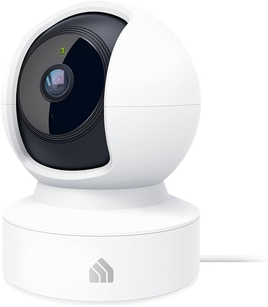 Kasa 2K+ Indoor Pan/Tilt Wired Security Camera - Works as a Baby Monitor & Pet Camera, Motion Det... | Amazon (US)