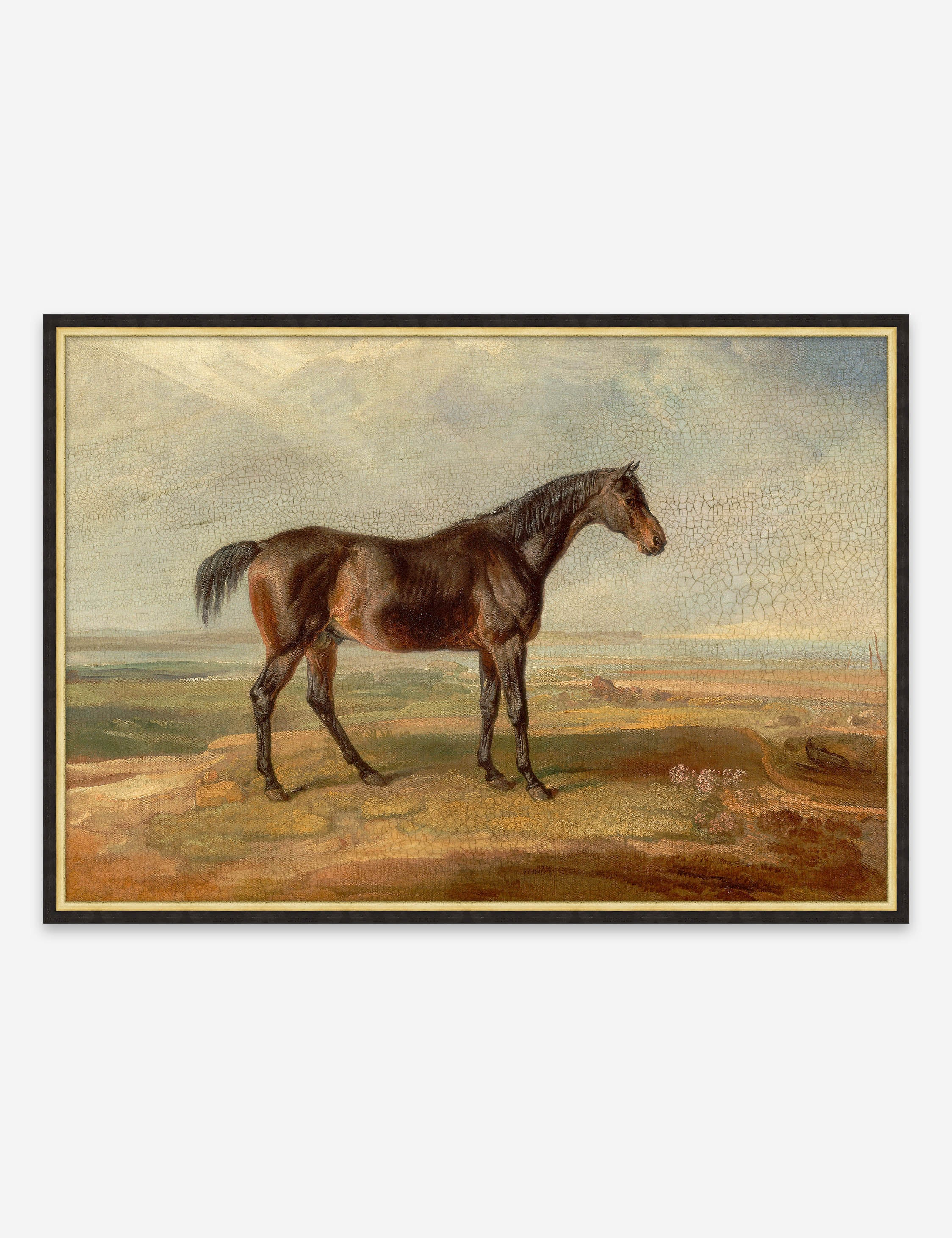 Antiqued Horse I Wall Art 40.5" X 28.5 | Lulu and Georgia 