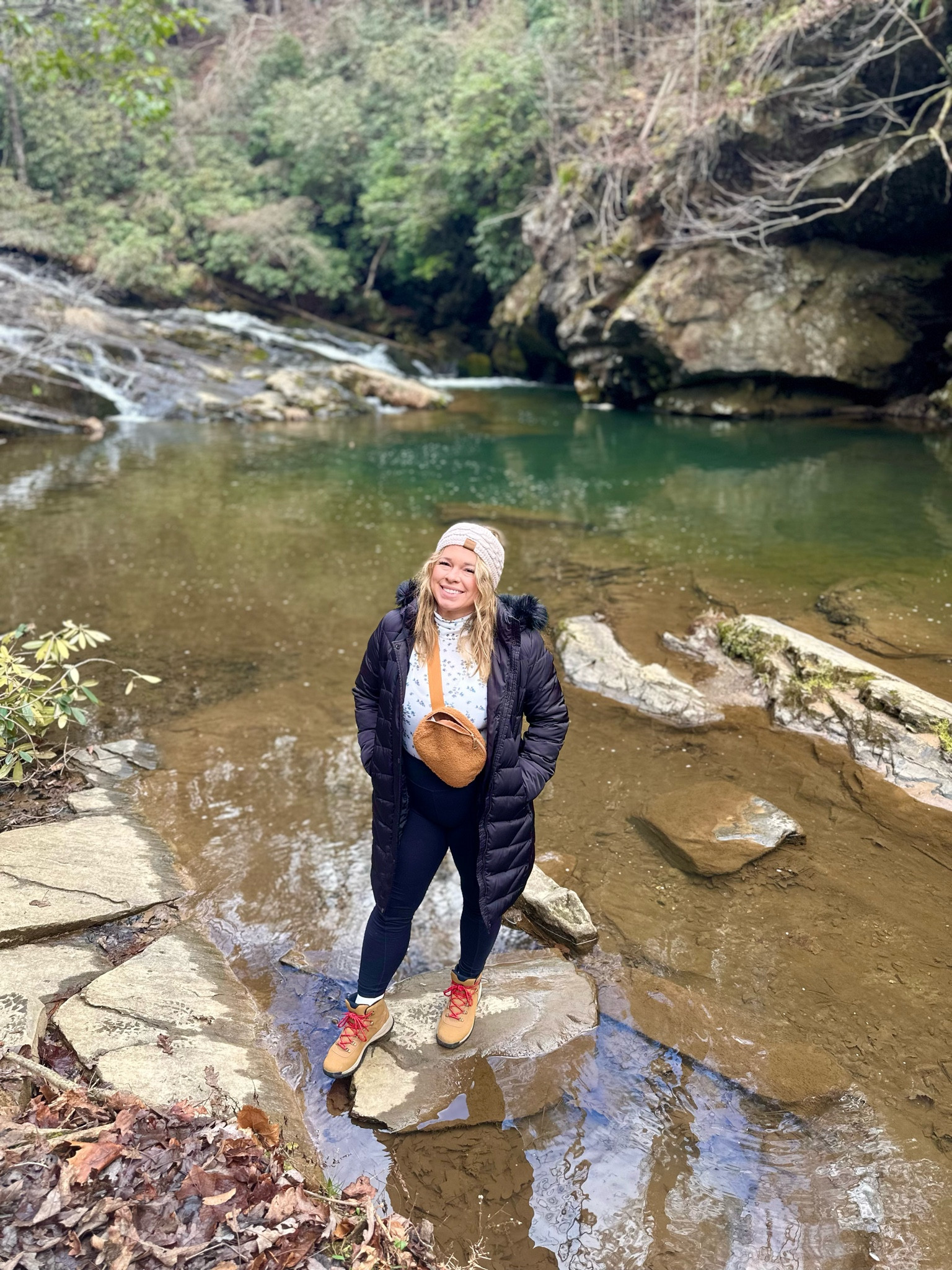 Winter hiking. These boots are definitely made for keeping my ankles secure and feet dry and comfy. 

#LTKfitness #LTKshoecrush #LTKtravel