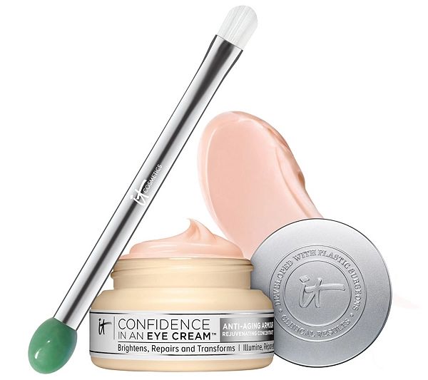IT Cosmetics Anti-Aging Confidence in an Eye Cream with Luxe Tool | QVC