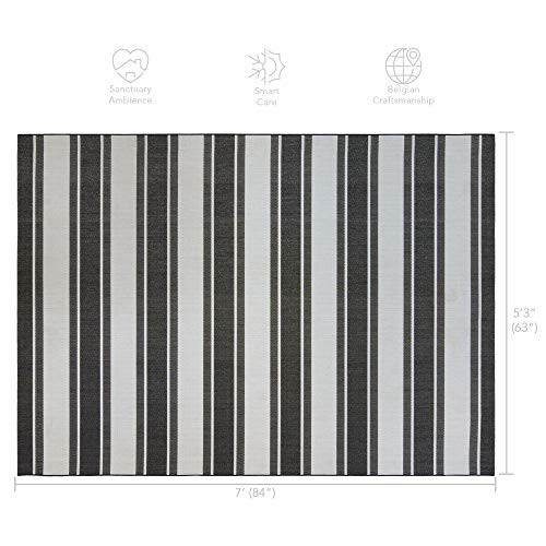 Gertmenian 37706 Outdoor Rug Freedom Collection Striped Theme Smart Care Deck Patio Carpet, 5x7 Stan | Amazon (US)