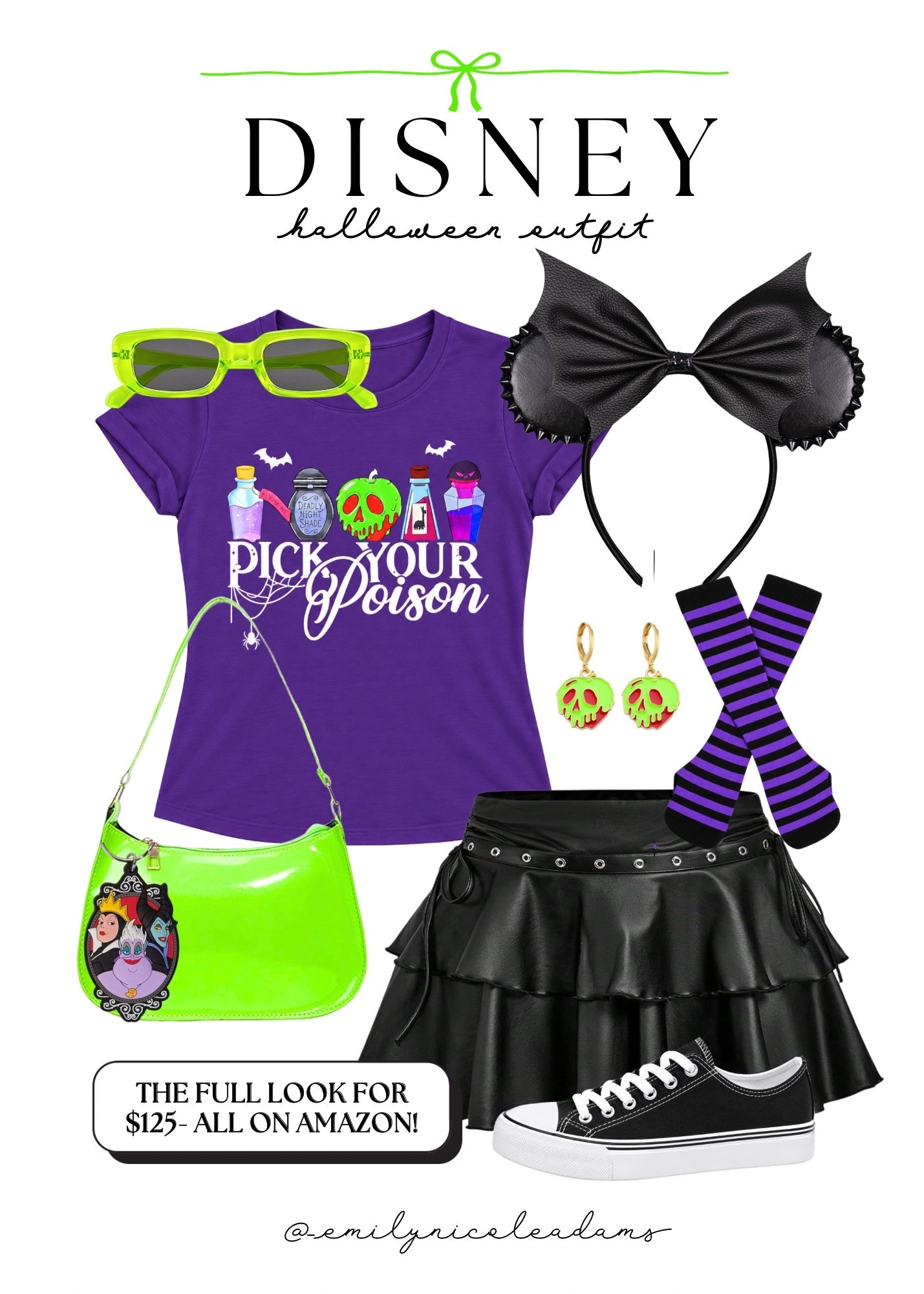 Disney Villains Amazon Outfit💜 disney style, disney Amazon, disney Halloween, disney ootd, disney lover, disney babe, disney addict, disney must haves, disney Halloween vibes, disney cutie, disney addict, disney Halloween outfit of the day