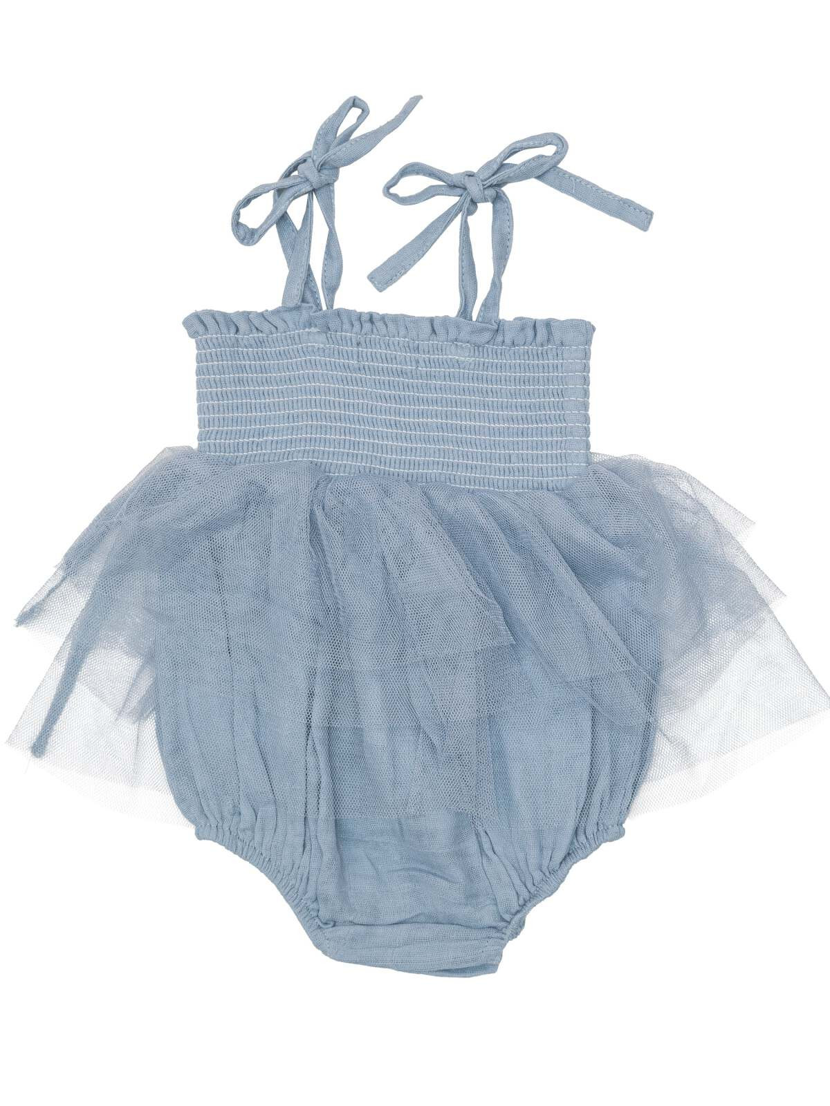 Muslin Tutu Bubble, Soft Chambray | SpearmintLOVE