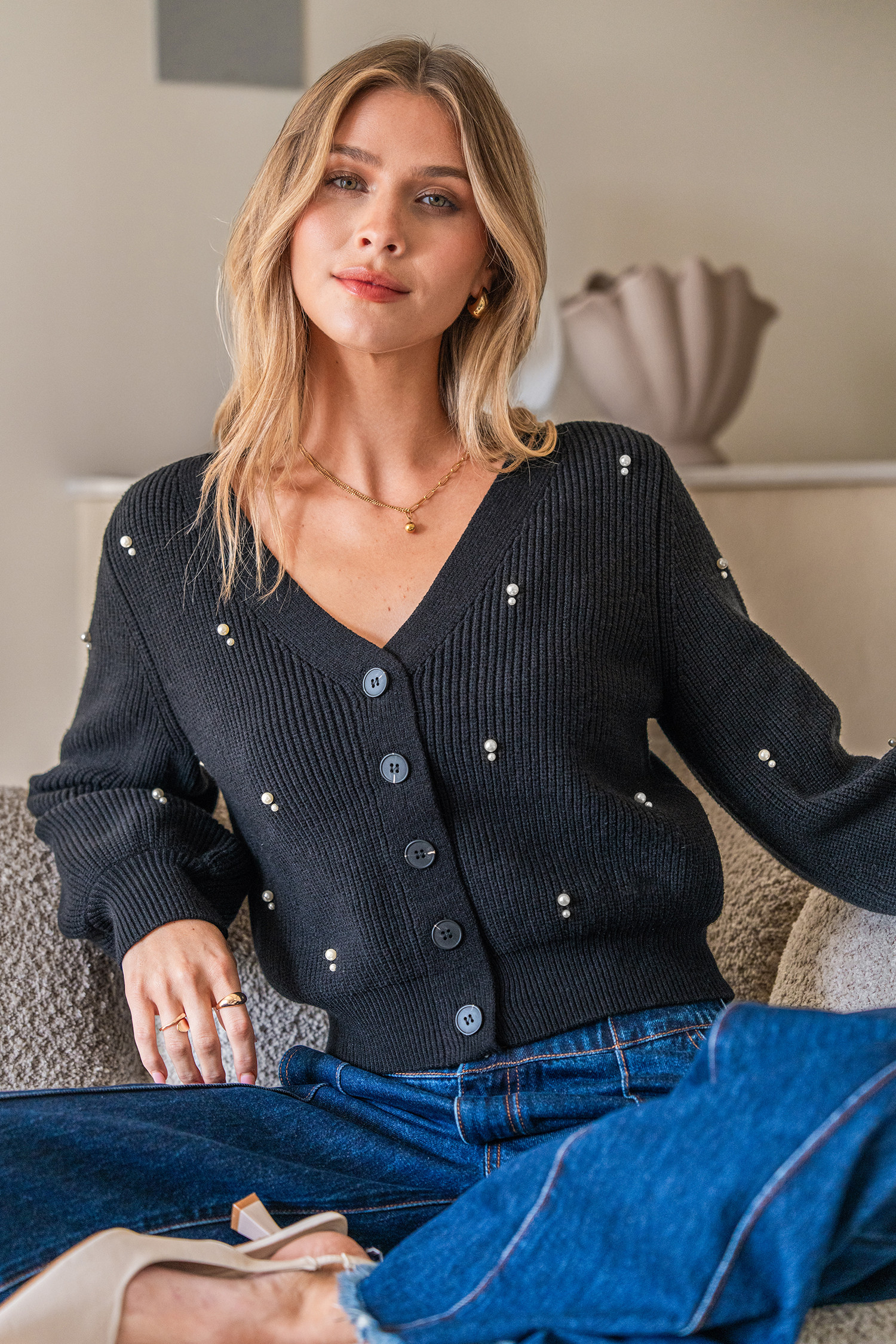 Between Seasons Black Cardigan | Cupshe UK