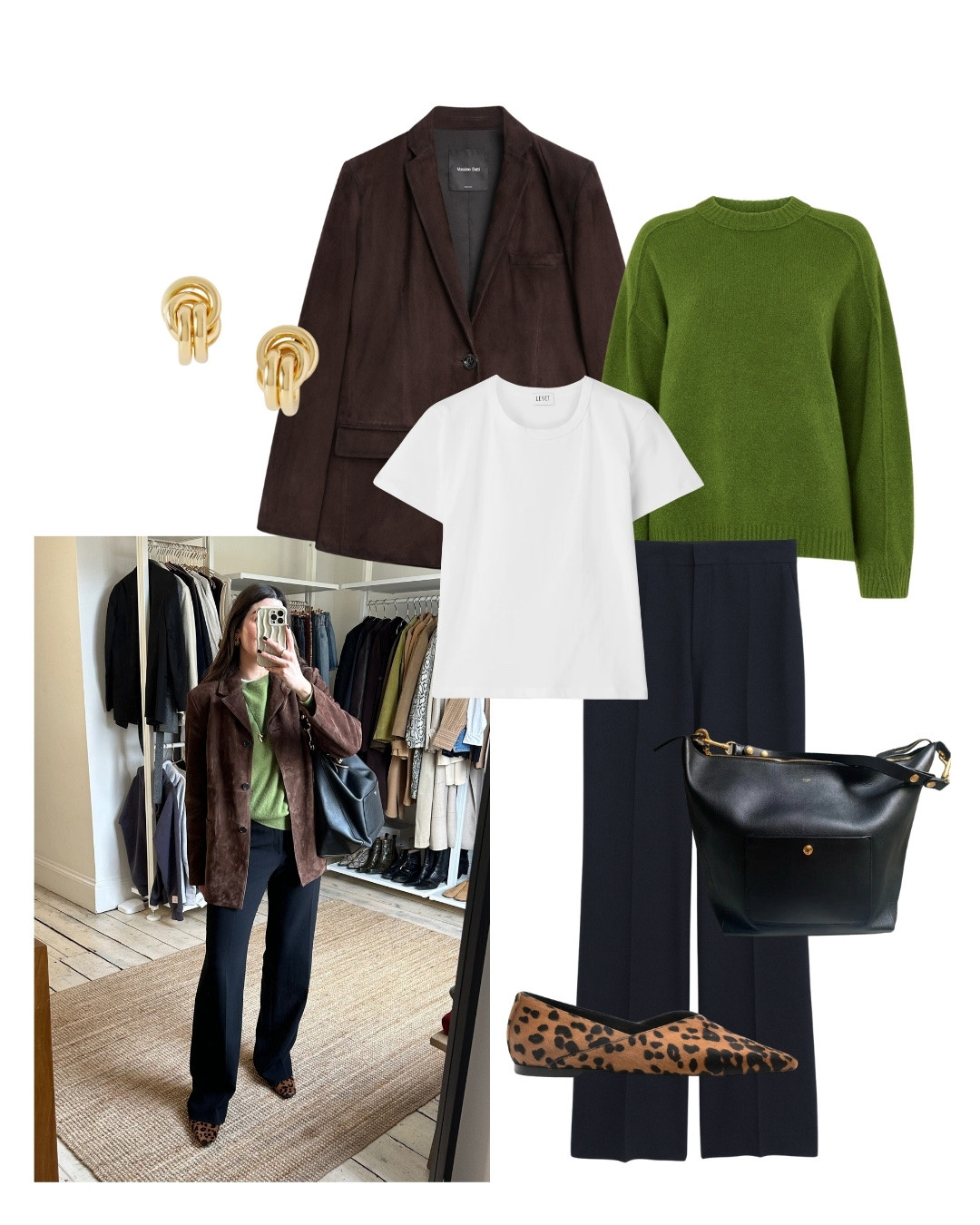 Styling a chocolate suede blazer for spring. My one is old from Arket, similar linked below 

#LTKstyletip #LTKspring