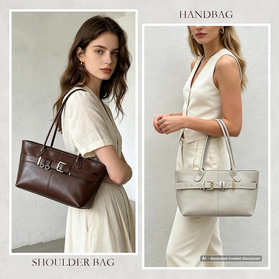 Genuine Leather Tote Bag for Women | Amazon (US)