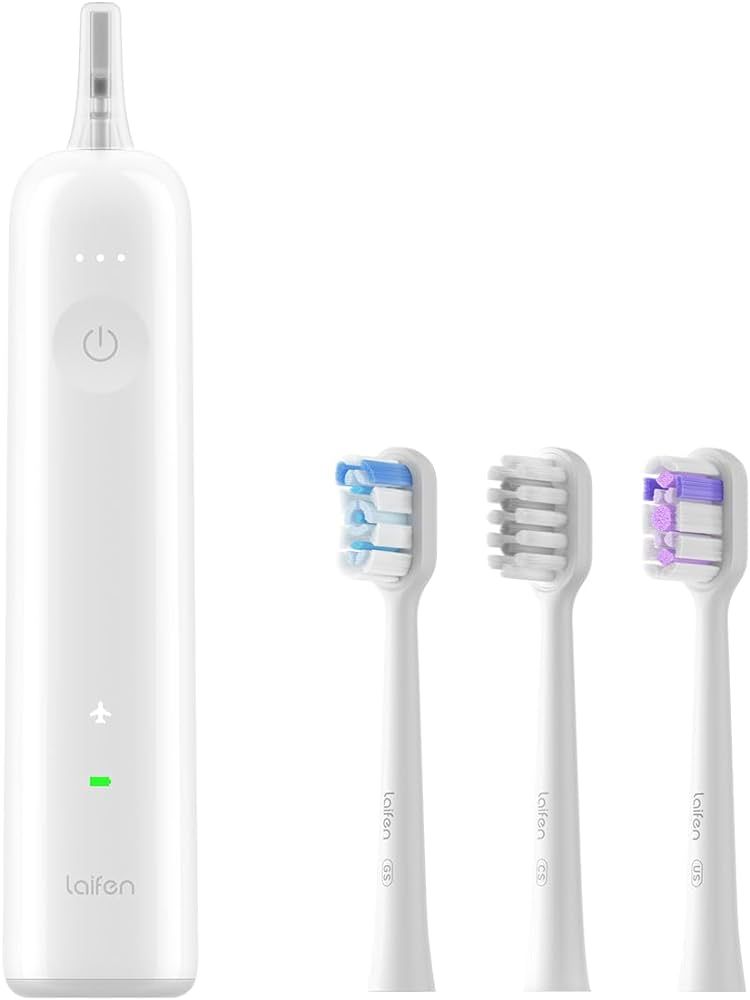 Laifen Wave Electric Toothbrush, Oscillation & Vibration Sonic Electric Toothbrush for Adults wit... | Amazon (US)