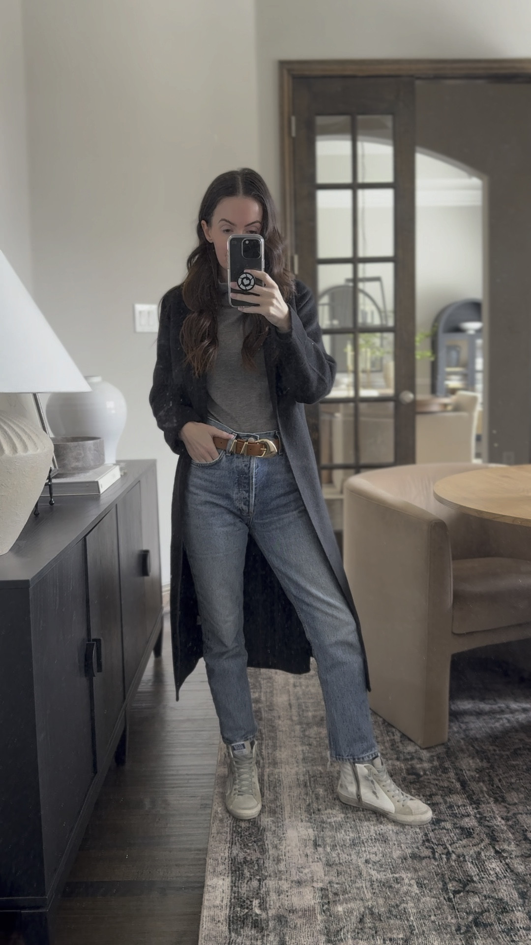 Causal date night outfit, jeans, black coat, get ready with me, Valentine’s Day outfit, sneakers, revolve, Agolde jeans, Nordstrom 

#LTKStyleTip #LTKFindsUnder100 #LTKWatchNow