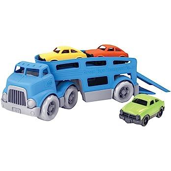 Green Toys Car Carrier, Blue - Pretend Play, Motor Skills, Kids Toy Vehicle. No BPA, phthalates, ... | Amazon (US)