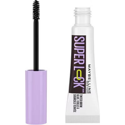 Maybelline Super Lock Brow Glue Eyebrow Gel - Black - 0.23 fl oz | Target