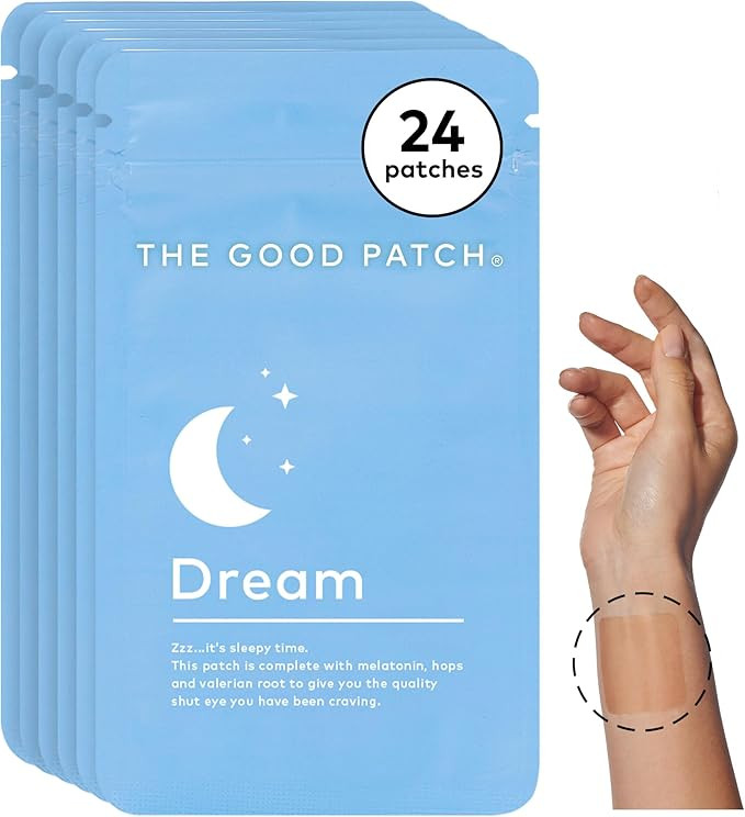 The Good Patch Plant Powered Sleep Support - Sustained Release Dream Patch with Melatonin, Hops, ... | Amazon (US)