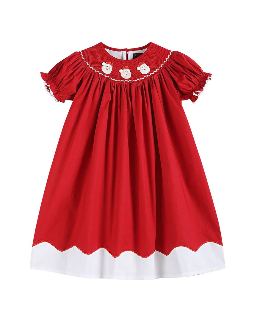 Lil Cactus Santa Smocked Bishop Dress | Shop Simon