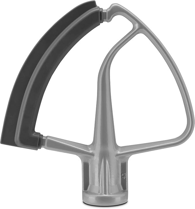 KitchenAid KFE5TS Flex Edge Beater For KitchenAid 4.5 and 5 Qt Tilt-Head Stand Mixers, Subtle Sil... | Amazon (US)