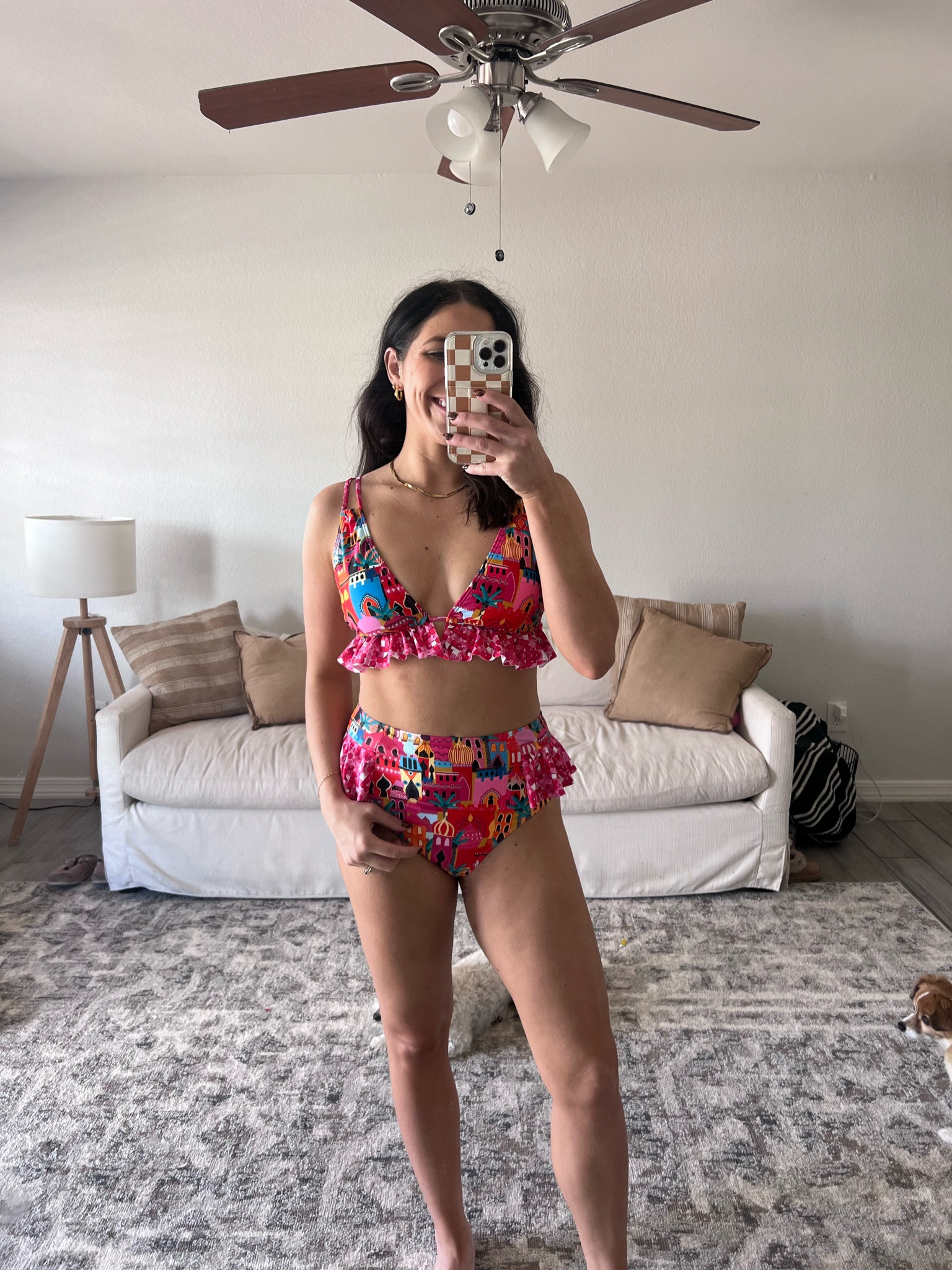 The cutest anthro inspired amazon swimsuit. Such good coverage and fit, wearing a small 

#LTKSeasonal