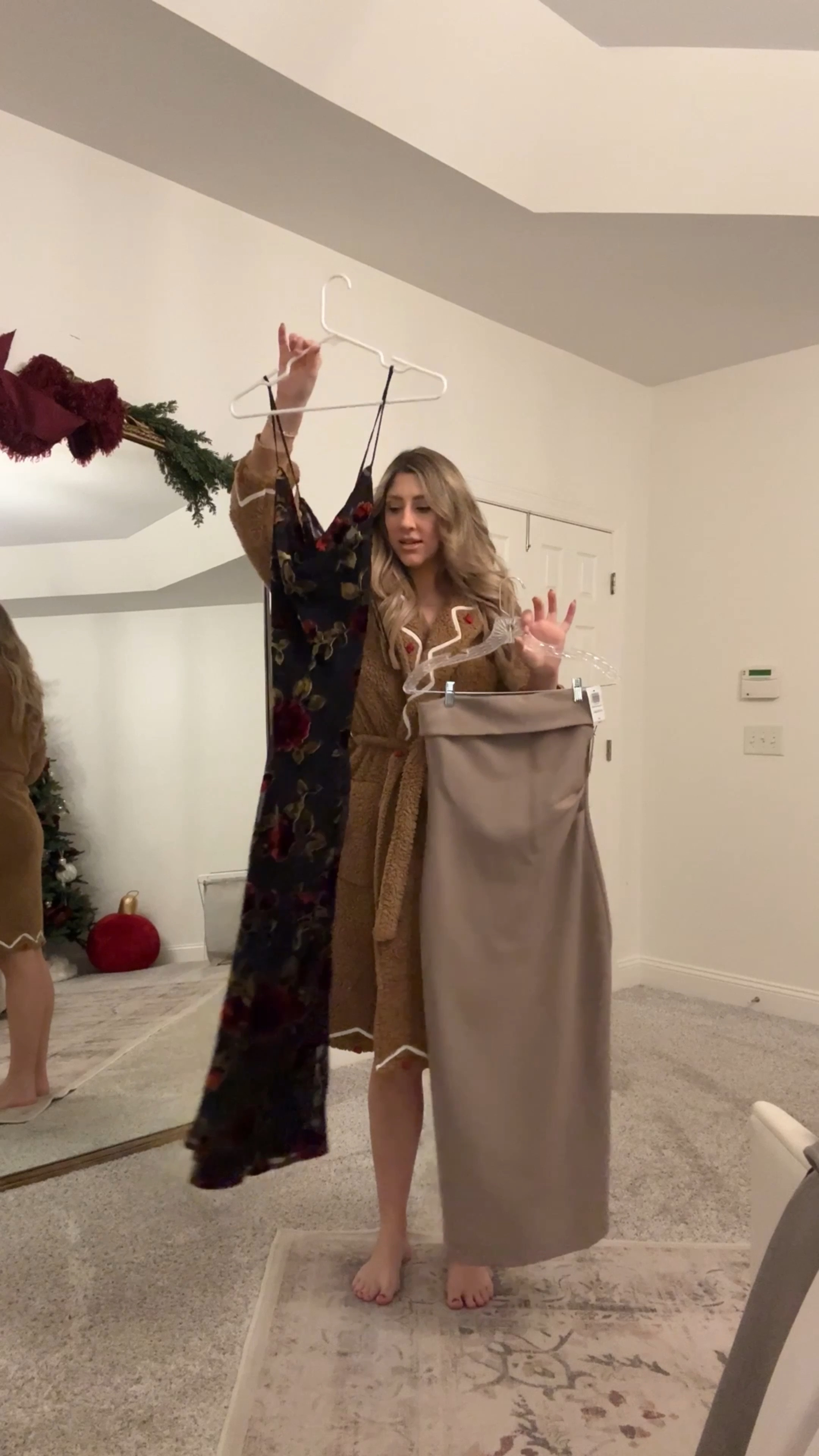 get dressed with me for a date night out! Aritzia coat + dress on sale, vici dress 30% off with code DEC30. 

Neutral date night winter outfit. Winter dress. Neutral aesthetic. Aritzia finds. Velvet black floral dress. VICI finds. Holiday dress. New Year’s Eve dress. New year’s outfit. Tan heels, new year’s outfit idea, LTK video, GRWM, date night, date night idea, Samantha Bauchmann 

#LTKFindsUnder100 #LTKStyleTip #LTKHoliday