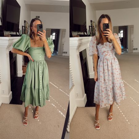 Abercrombie dresses! Wearing size small! I couldn’t get the thumbnail to change to the floral dress color, but if you click the link you’ll find it!

#LTKstyletip #LTKSpringSale #LTKfindsunder100