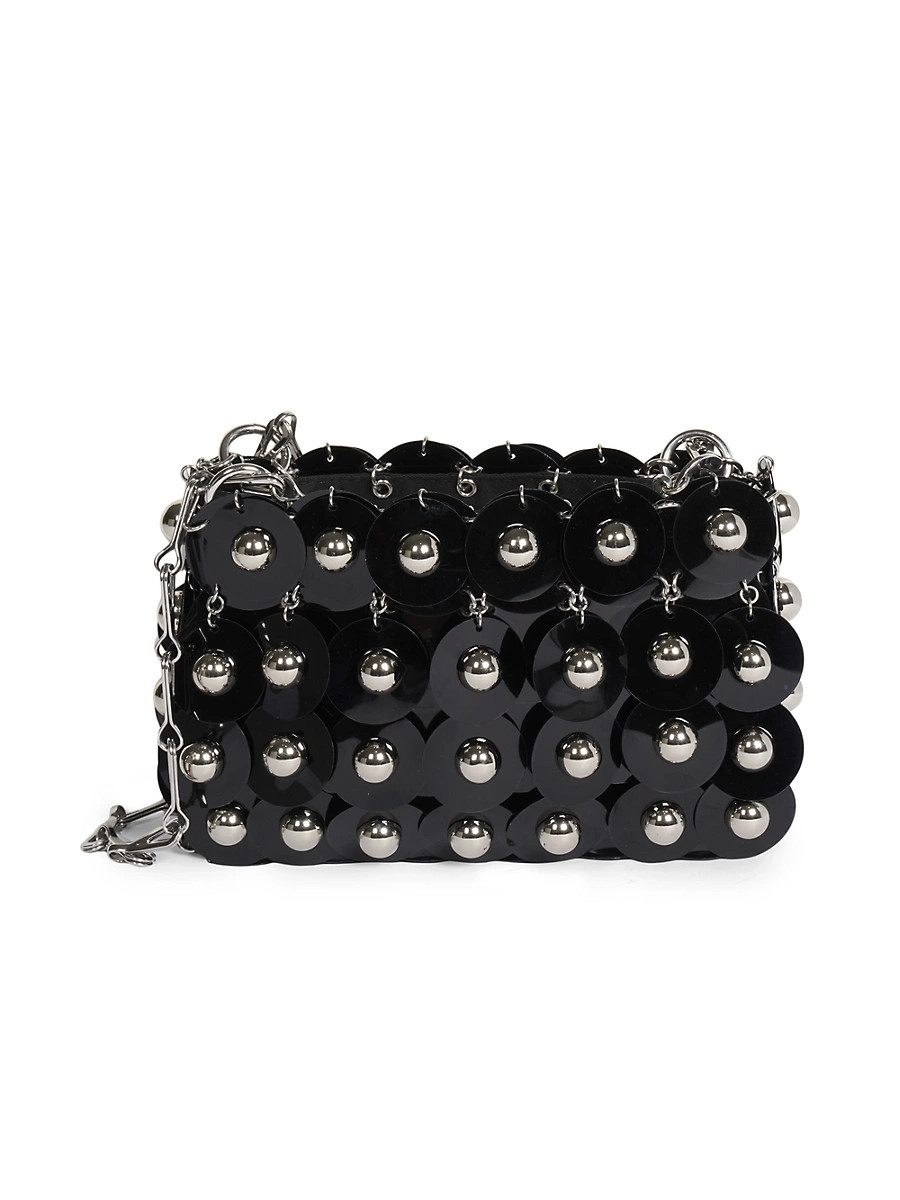 Women's Sac A Main Chain-Link Shoulder Bag - Black Silver | Saks Fifth Avenue