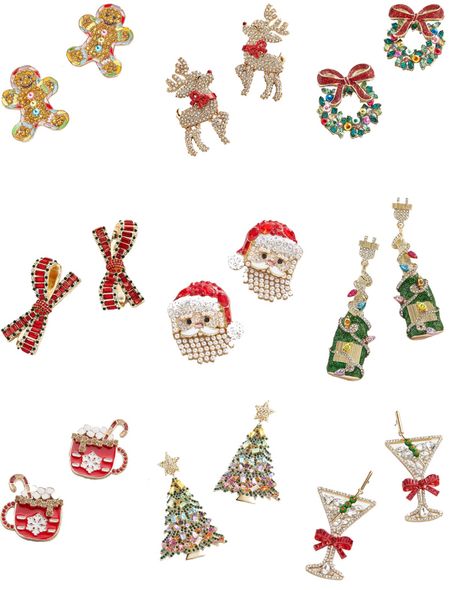 There's no better collection of holiday earrings than BaubleBar each year. Shop these bow earrings, martini earrings, hot cocoa earrings, and more this Christmas season. 

#LTKSeasonal #LTKHoliday #LTKunder50