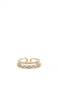 BRACHA Clara Baguette Ring in Gold from Revolve.com | Revolve Clothing (Global)