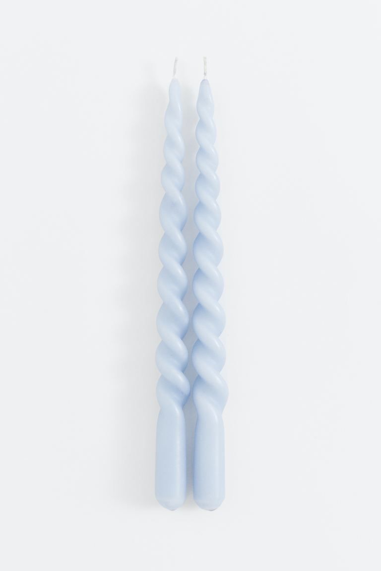 2-pack spiral candles | H&M (US + CA)