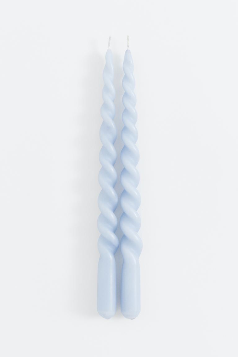 2-pack spiral candles | H&M (US)