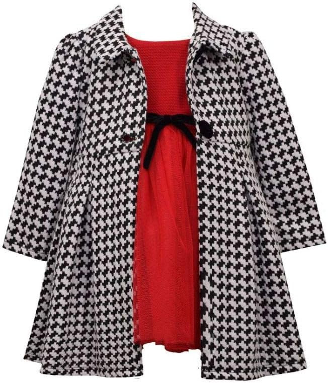 Bonnie Jean Girl's Holiday Christmas Dress and Coat Set for Baby, Toddler and Little Girls | Amazon (US)