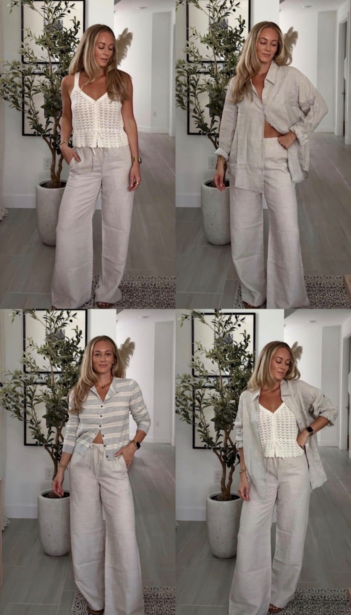 Spring Break Outfit Ideas: 
Grabbed 9 pieces in my latest @Aritzia  haul and created 12+ outfits. Wearing small in everything!

Aritzia lodge pants, Aritzia capsule wardrobe, Aritzia vacation, spring outfits, resort wear

#LTKSeasonal #LTKTravel