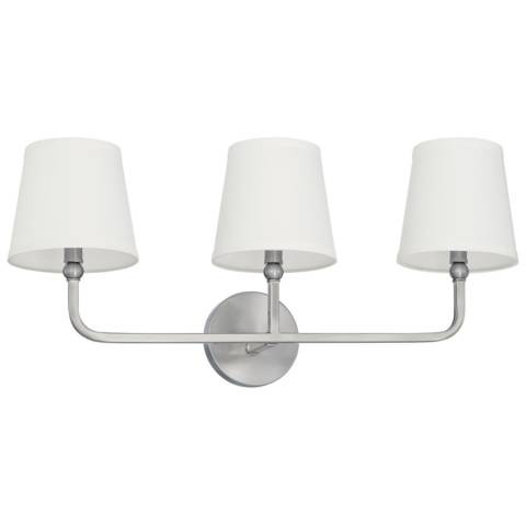 Capital Lighting Dawson 3 Light Vanity Brushed Nickel - #824E8 | Lamps Plus | Lamps Plus