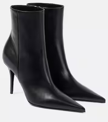 Barbara 90 leather boots | Mytheresa (UK)