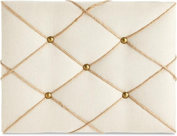 Farmlyn Creek Picture Bulletin Board, Linen Fabric Photo Display Board with Hooks (16 x 12 in) | Amazon (US)