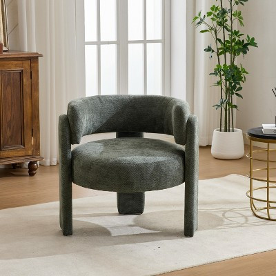 GDFStudio Forma Boucle Upholstered Accent Chair, Green | Target