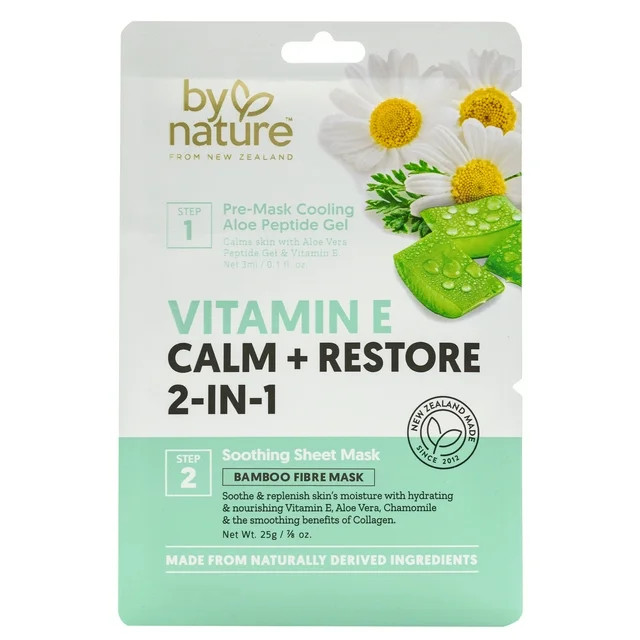 By Nature Vitamin E Calm + Restore 2-in-1 Mask | Walmart (US)