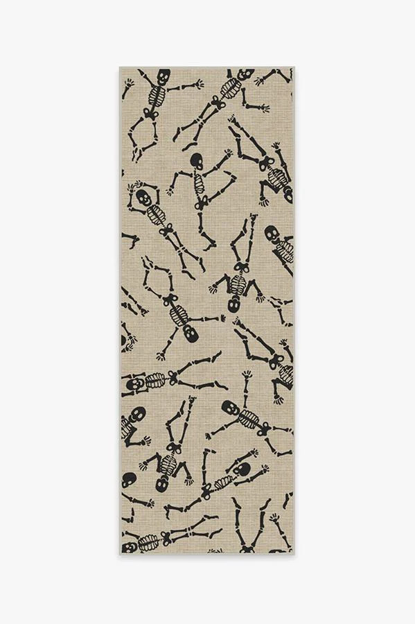 Bone Dance White Rug | Ruggable