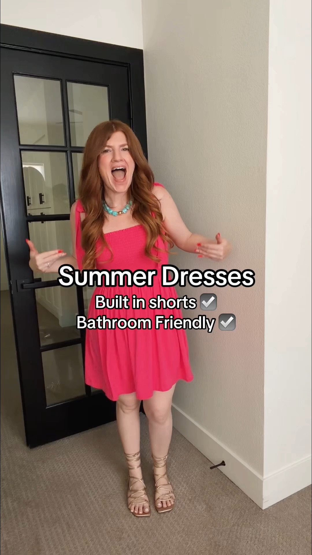 Summer dresses with built in shorts and bathroom friendly. Size up for length!

#LTKmomlife #LTKootd #LTKPetite