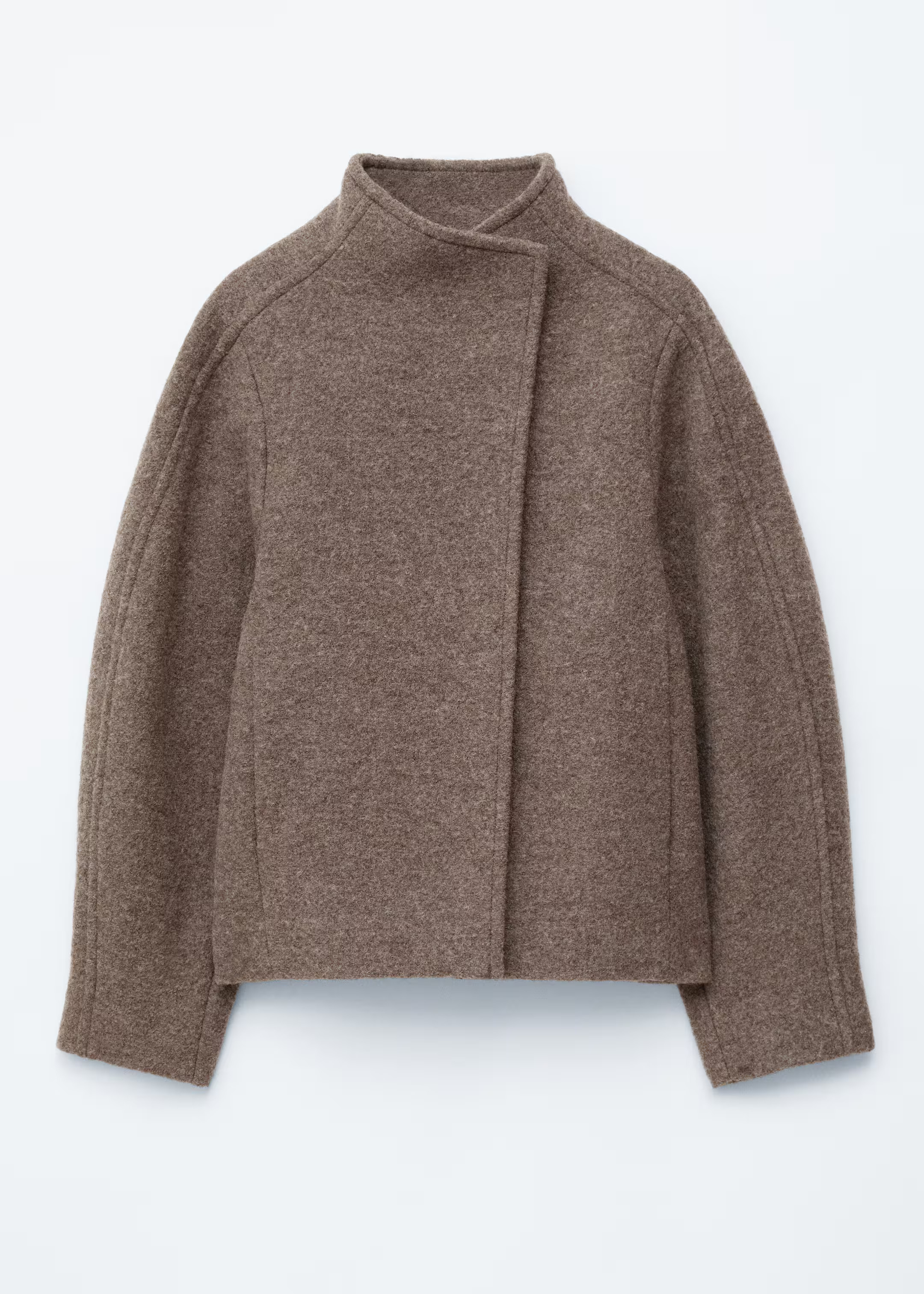 Asymmetric Wool Jacket | H&M (UK, MY, IN, SG, PH, TW, HK)