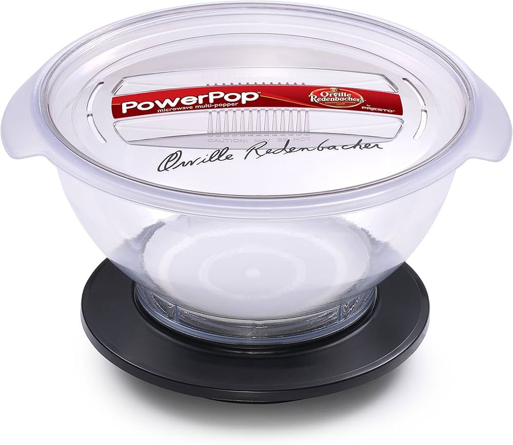 Presto 04830 PowerPop Microwave Multi-Popper, Black | Amazon (US)