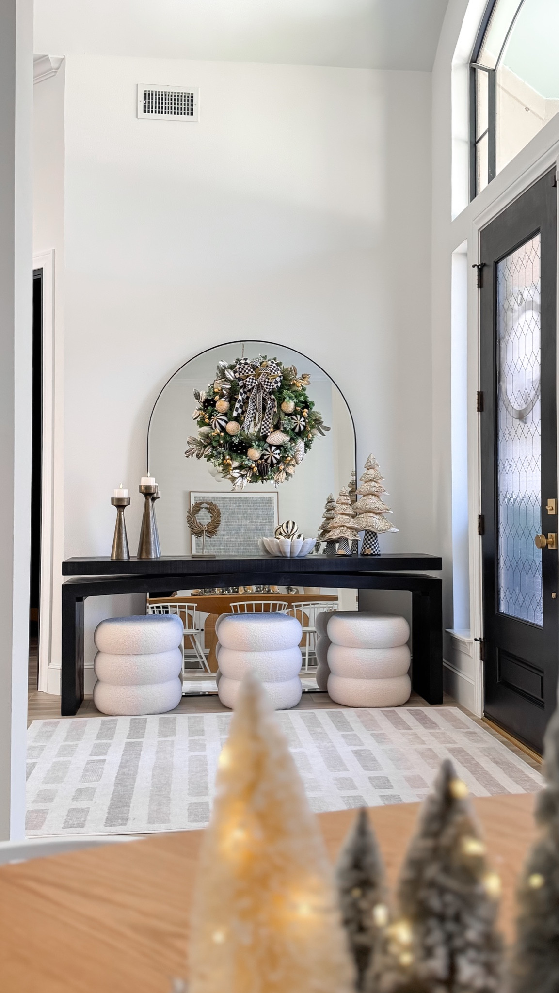 Christmas Entryway with new MacKenzie-Childs holiday pieces 

#LTKHoliday