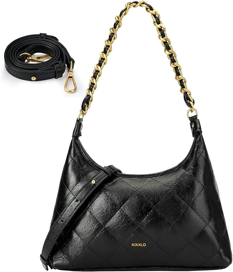 Crescent Shoulder Bag,Purse for Women,Crossbody Cute Purses,Retro Vintage Zipper Hobo Handbag wit... | Amazon (US)