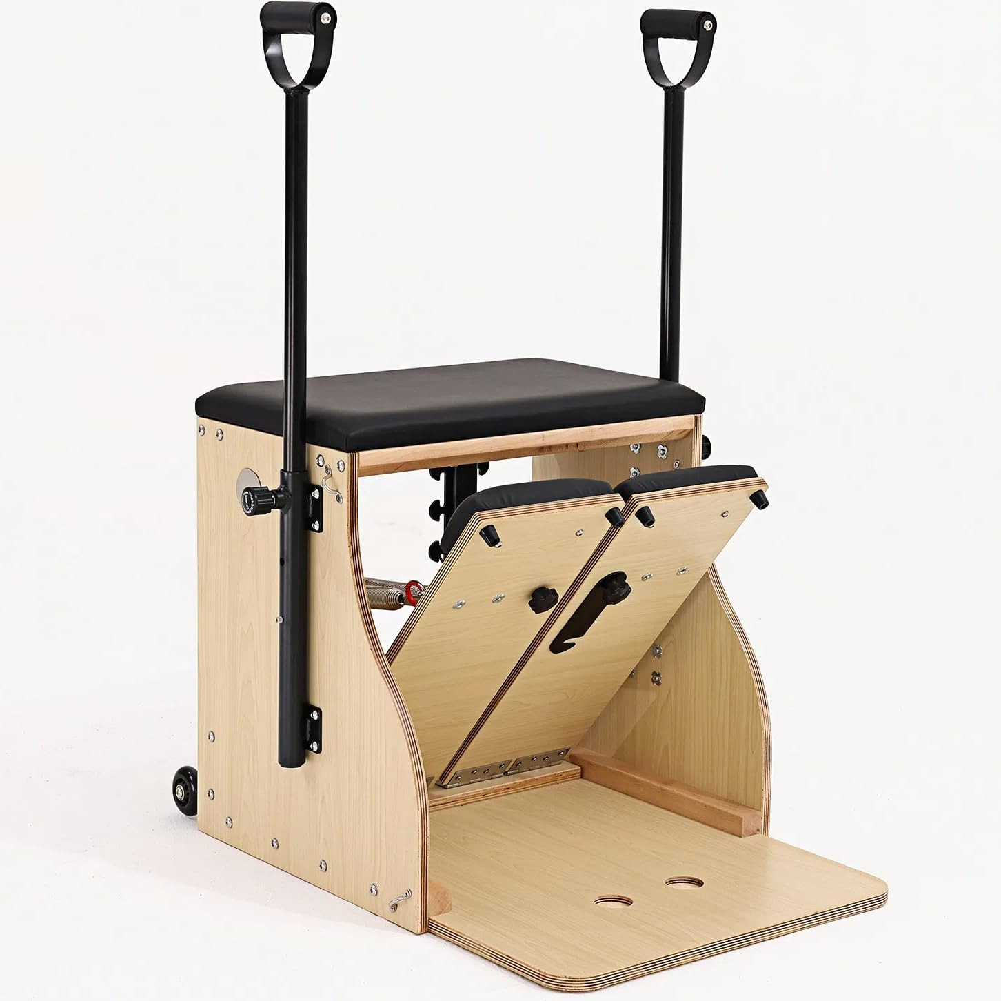 Pilates Chair, Split-Pedal Stability Pilates Combo Chair with Handles,Resistance Bands Chair Pila... | Amazon (US)