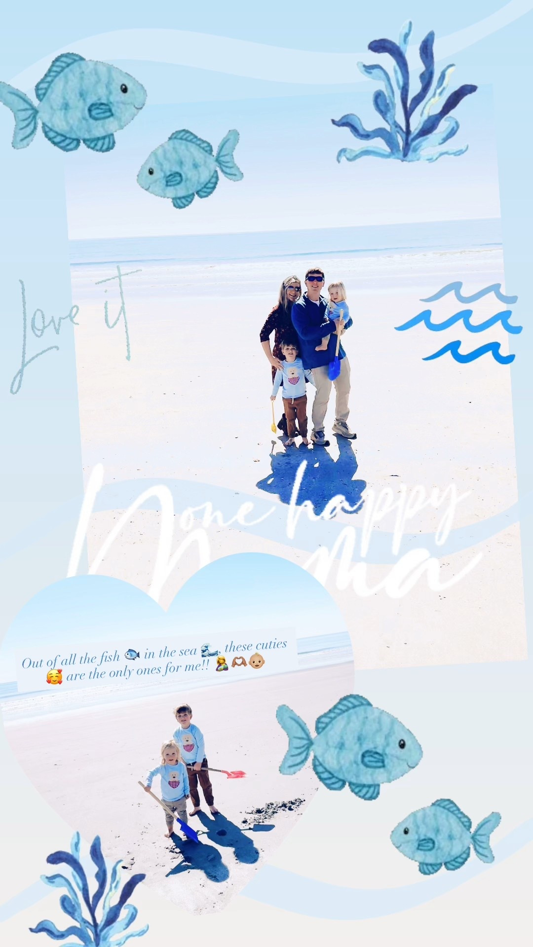 Out of all the fish 🐟 in the sea 🌊, these cuties 🥰 are the only ones for me!! 🤱🫶🏽👶🏼